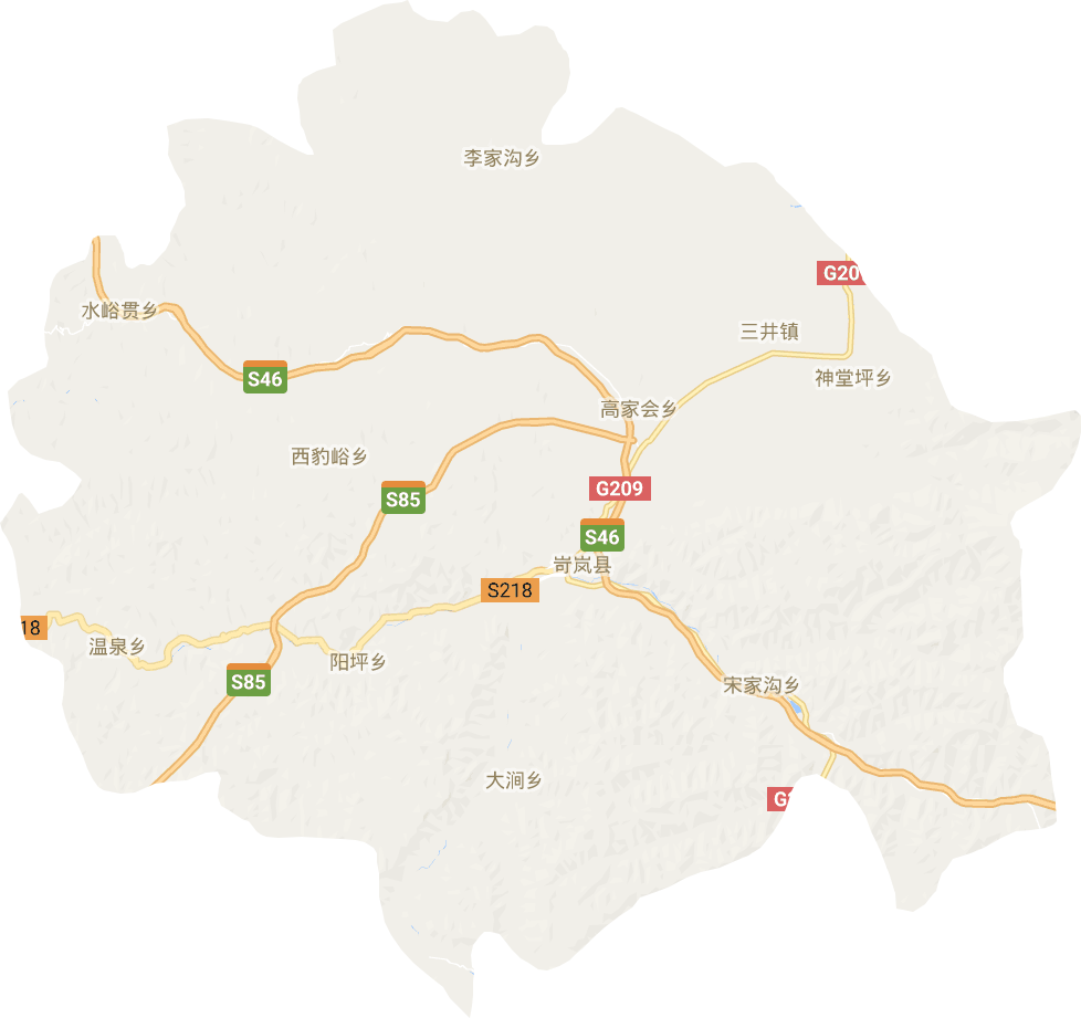 岢岚县电子地图