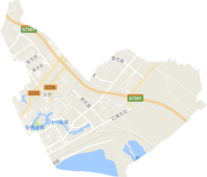 安邑街道电子地图