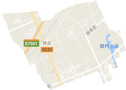 姚孟街道电子地图