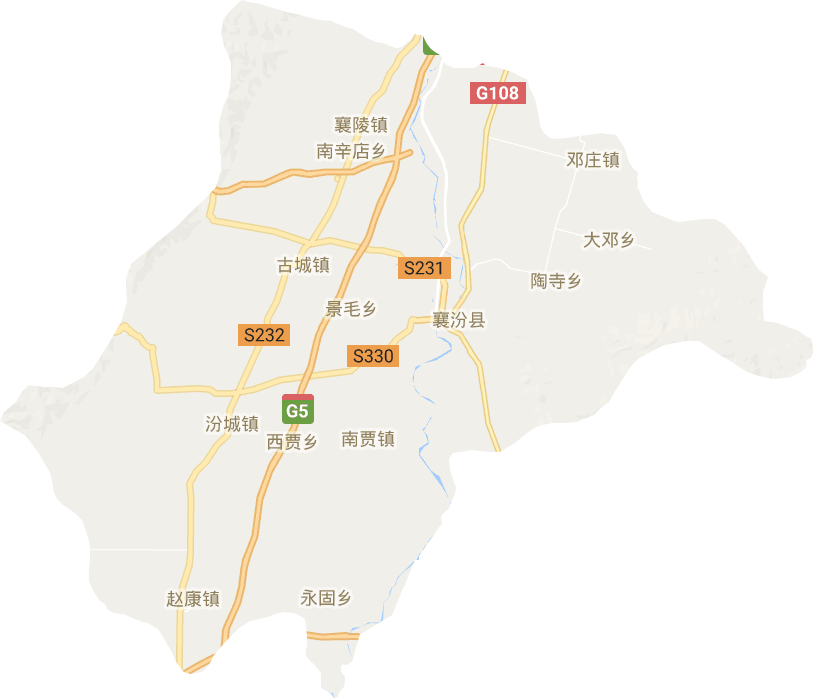 襄汾县电子地图