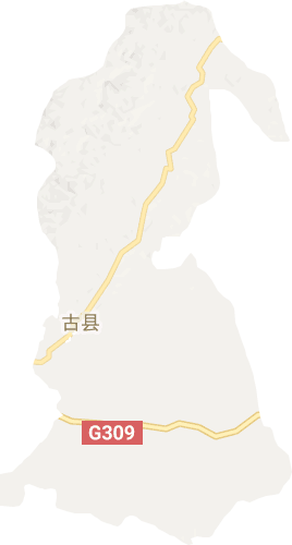 古县电子地图