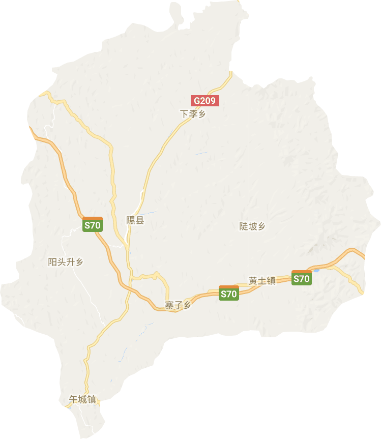 隰县电子地图