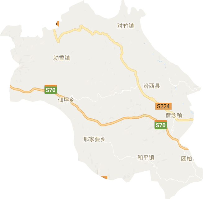 汾西县电子地图