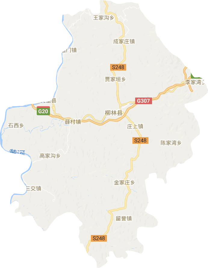 柳林县电子地图