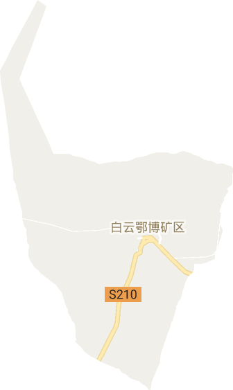 白云鄂博矿区电子地图