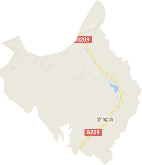 岚城镇电子地图