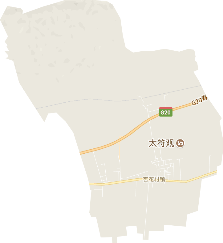 杏花村镇电子地图