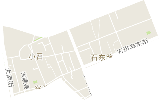 小召前街办事处电子地图