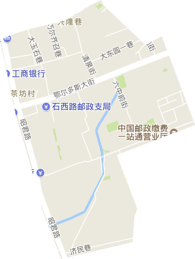 兴隆巷办事处电子地图
