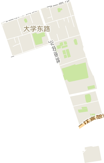 大学东路街道电子地图