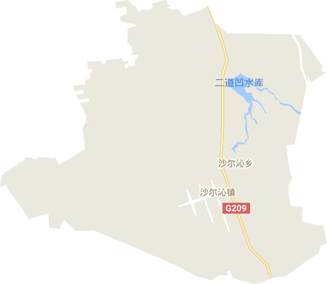 沙尔沁镇电子地图