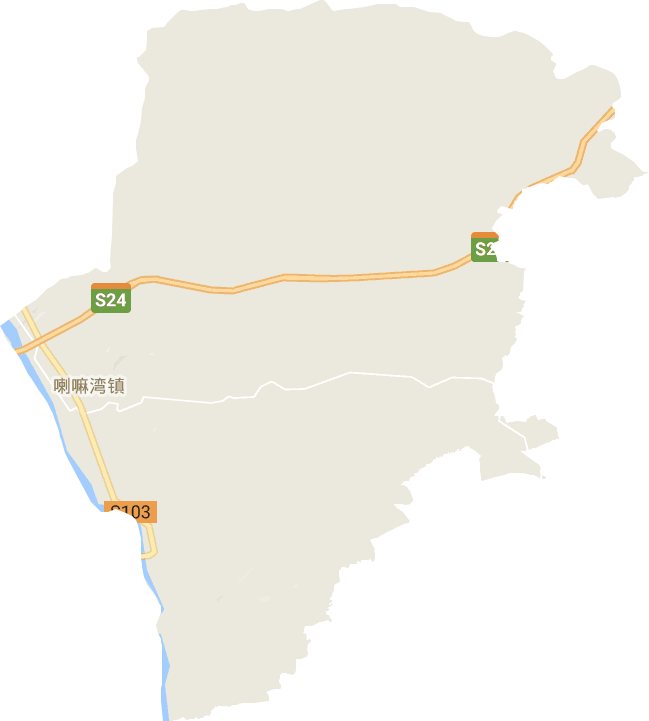喇嘛湾镇电子地图