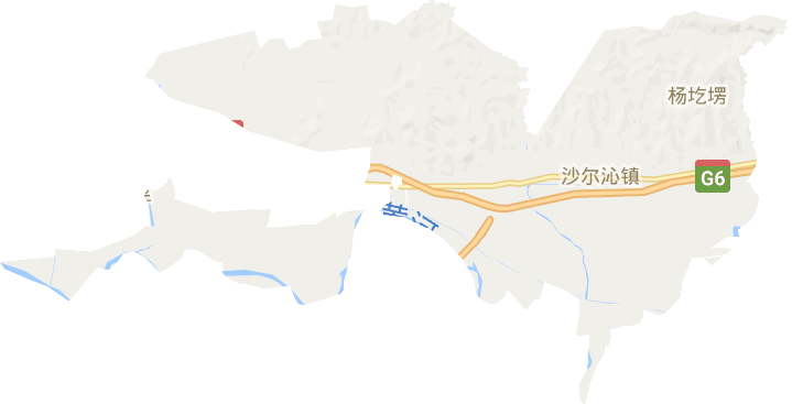 沙尔沁镇电子地图