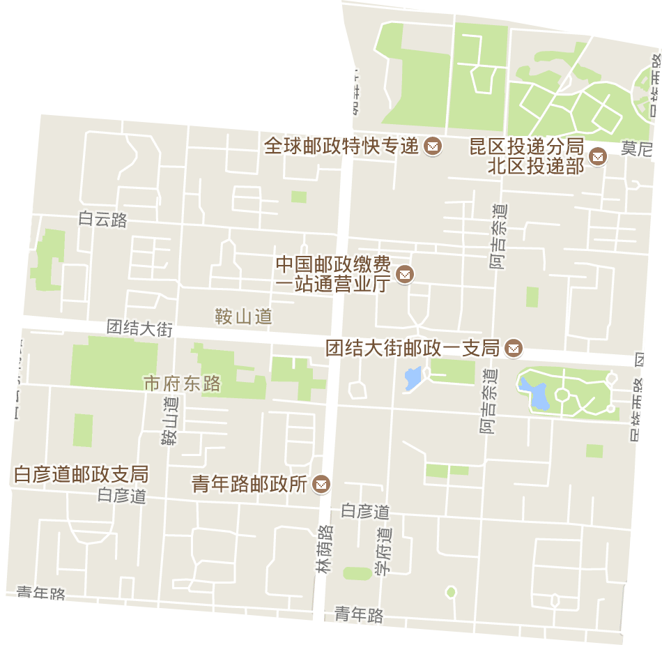 鞍山道街道电子地图