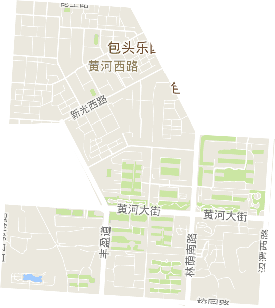 黄河西路街道电子地图