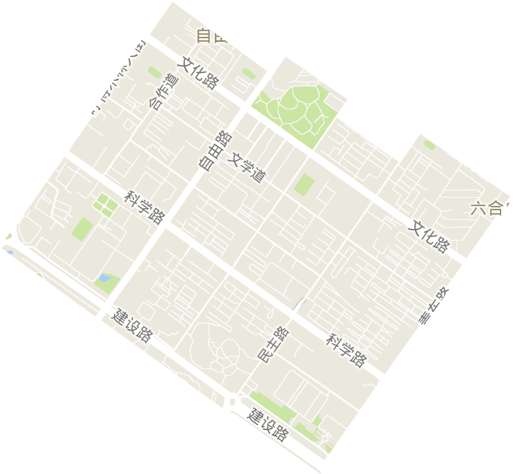 自由路街道电子地图
