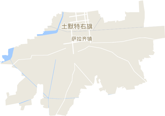 萨拉齐镇电子地图