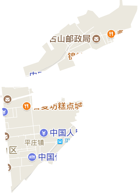 平庄东城街道电子地图