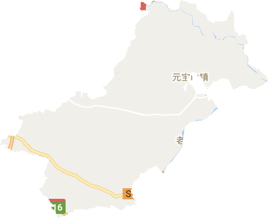 元宝山镇电子地图