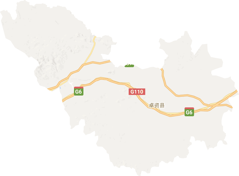 卓资县电子地图