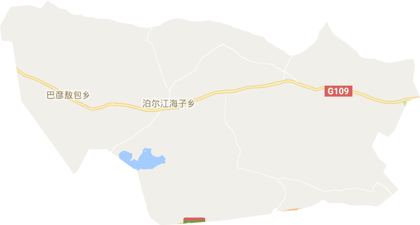 泊尔江海子镇电子地图