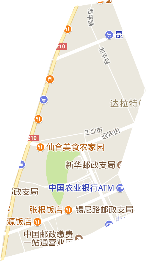 工业街道电子地图