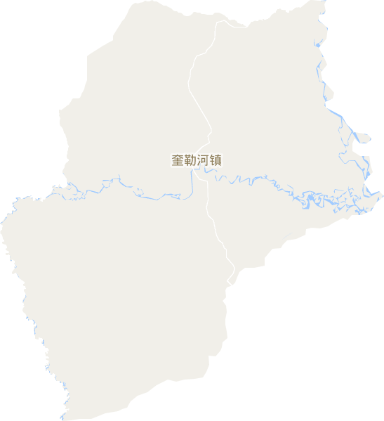 奎勒河镇电子地图