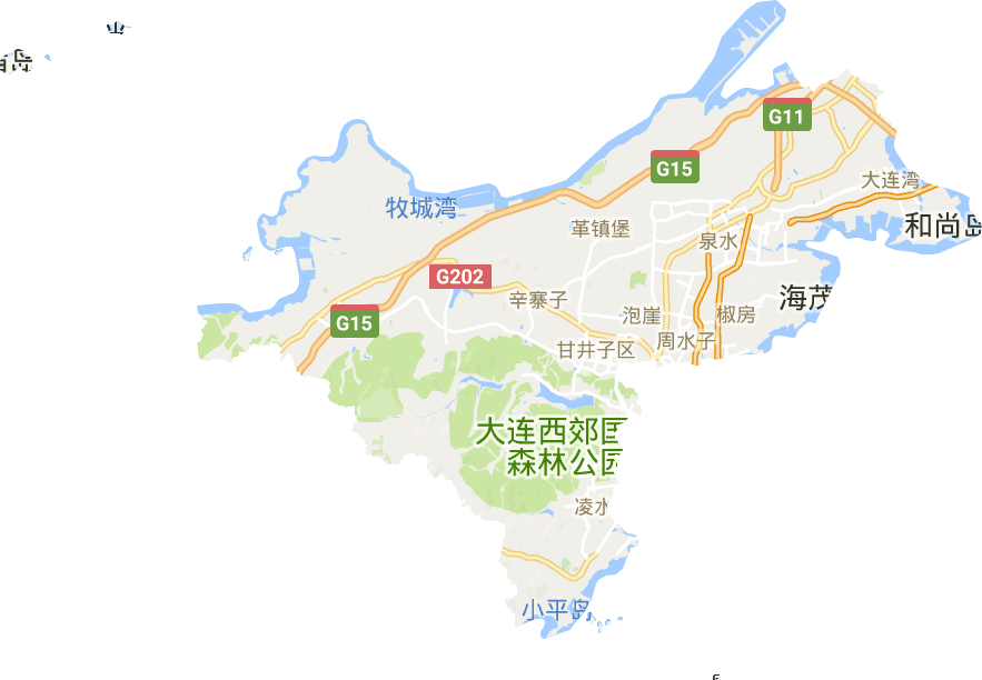 甘井子区电子地图