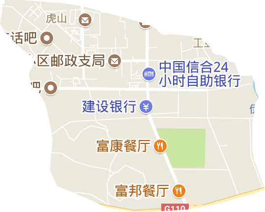 虎山街道电子地图