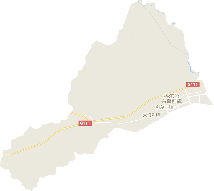 科尔沁镇电子地图