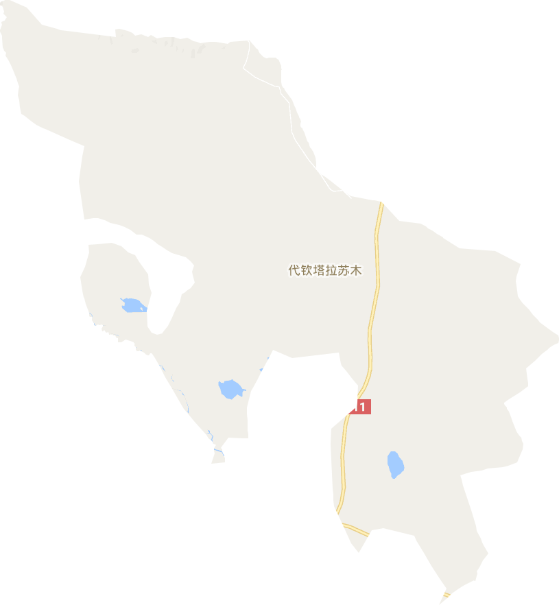 代钦塔拉苏木电子地图