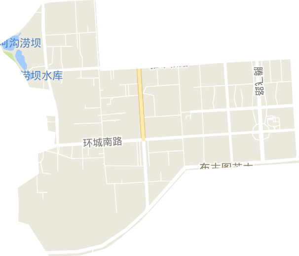 巴彦浩特南环路街道电子地图