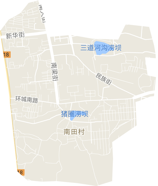 巴彦浩特新华街道电子地图
