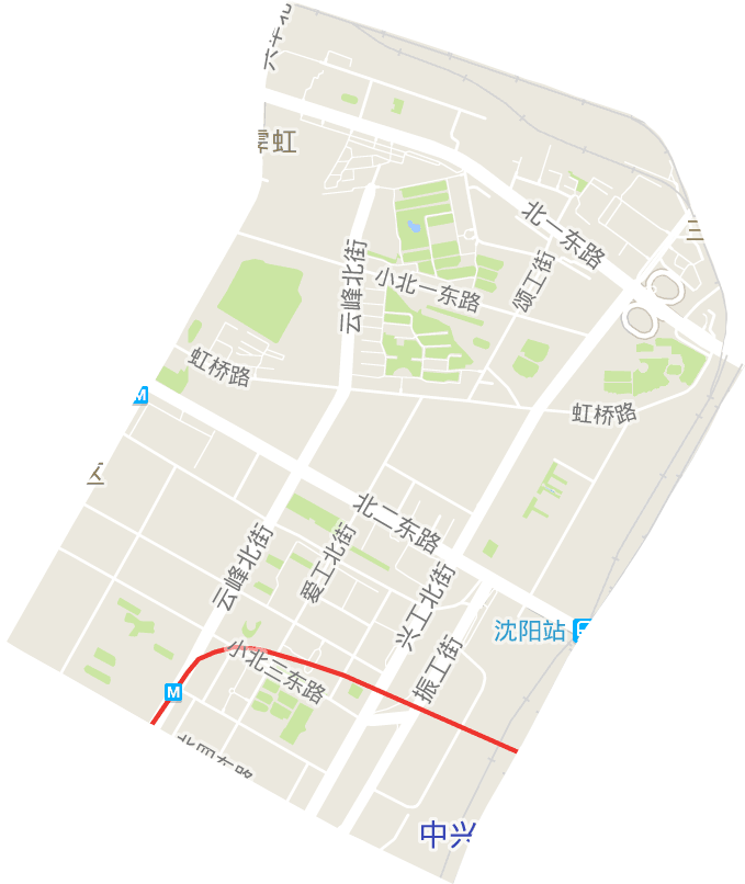 霁虹街道电子地图