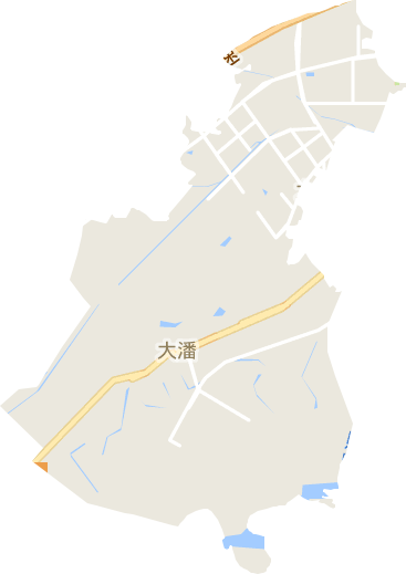 大潘街道电子地图