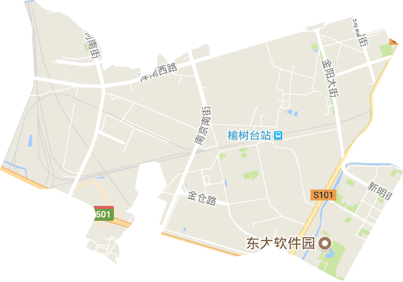 浑河站东街道电子地图