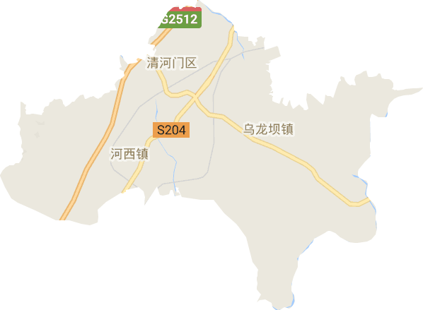 清河门区电子地图