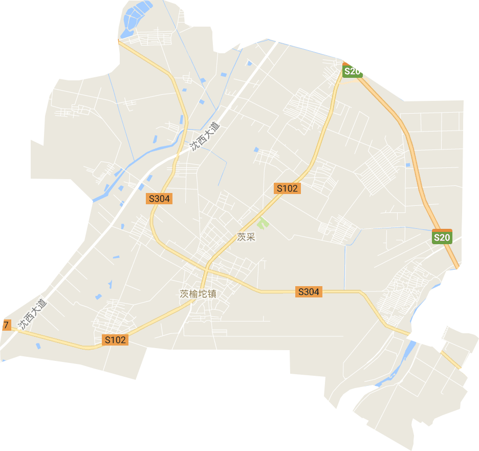 茨榆坨镇电子地图