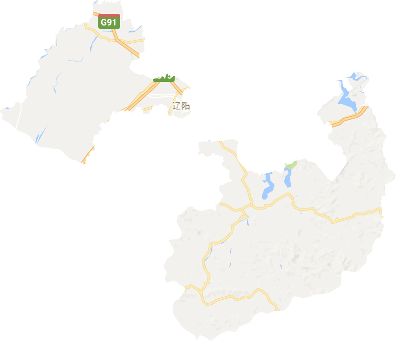辽阳县电子地图