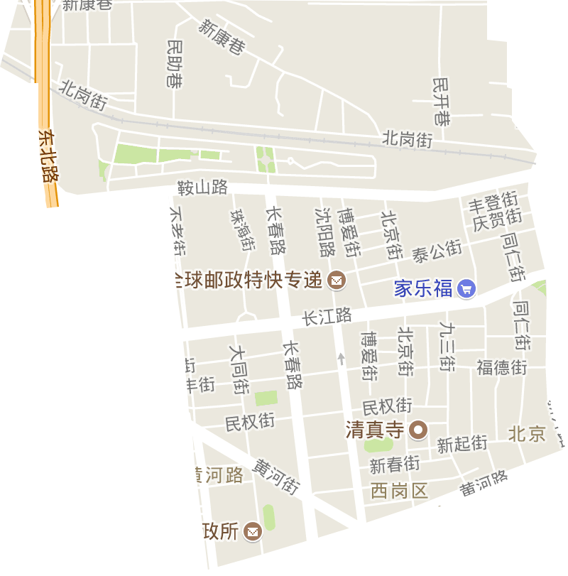 北京街道电子地图