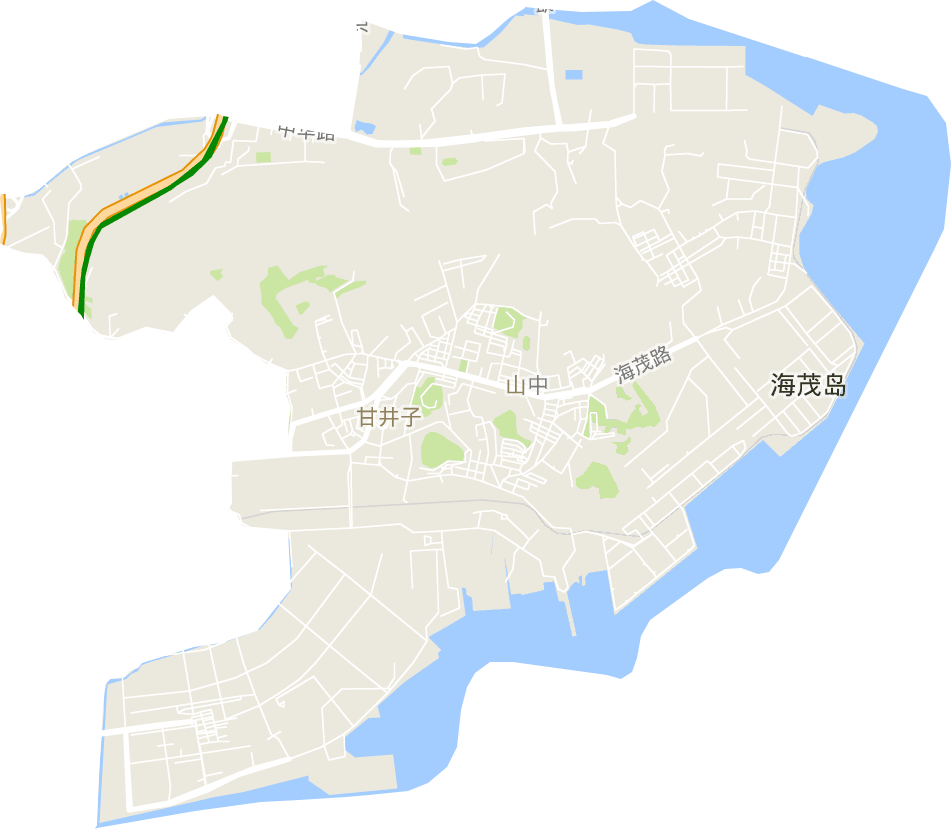 甘井子街道电子地图