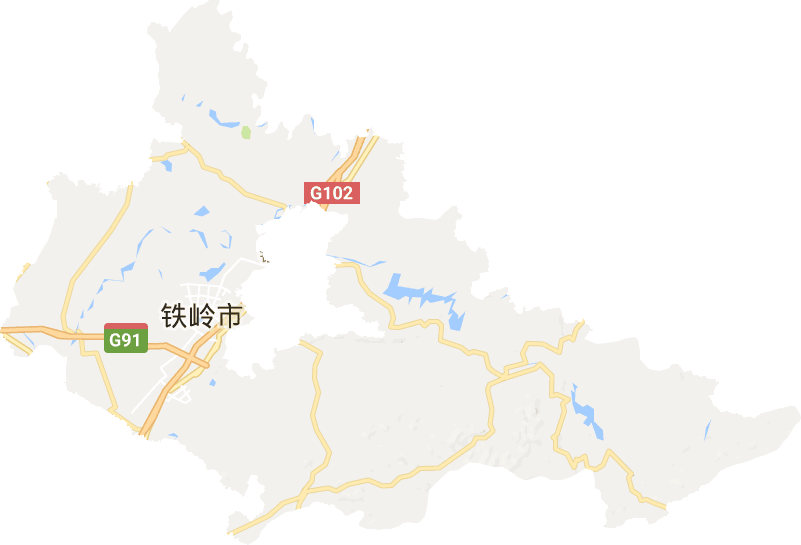 铁岭县电子地图