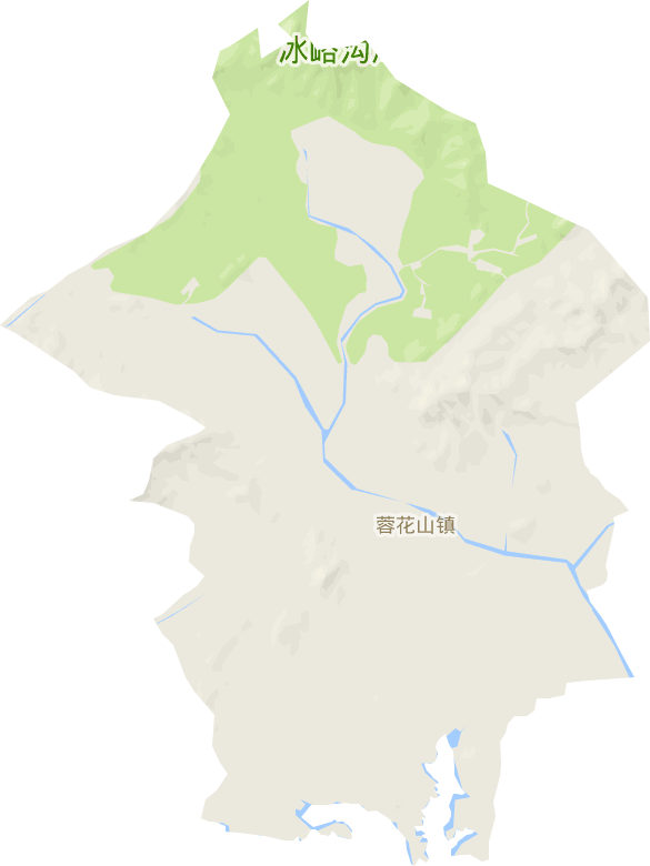 蓉花山镇电子地图
