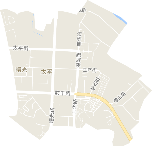 曙光街道电子地图