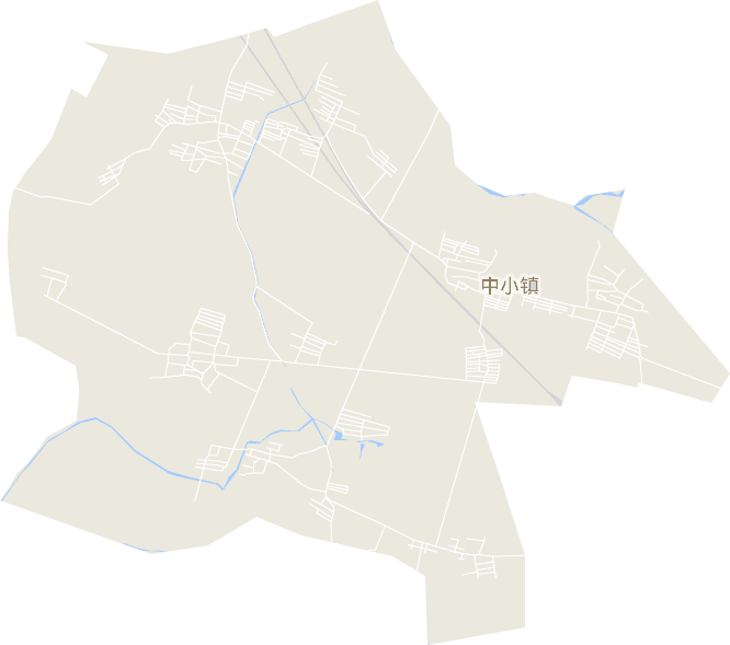 中小镇电子地图