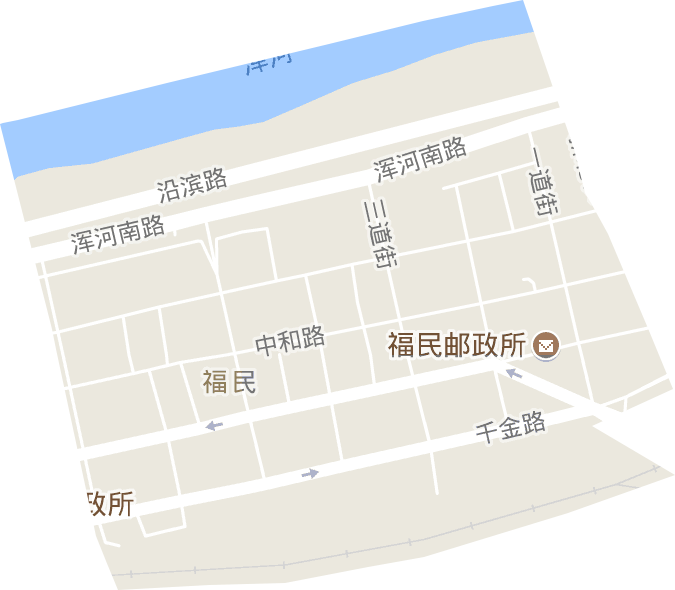 福民街道电子地图