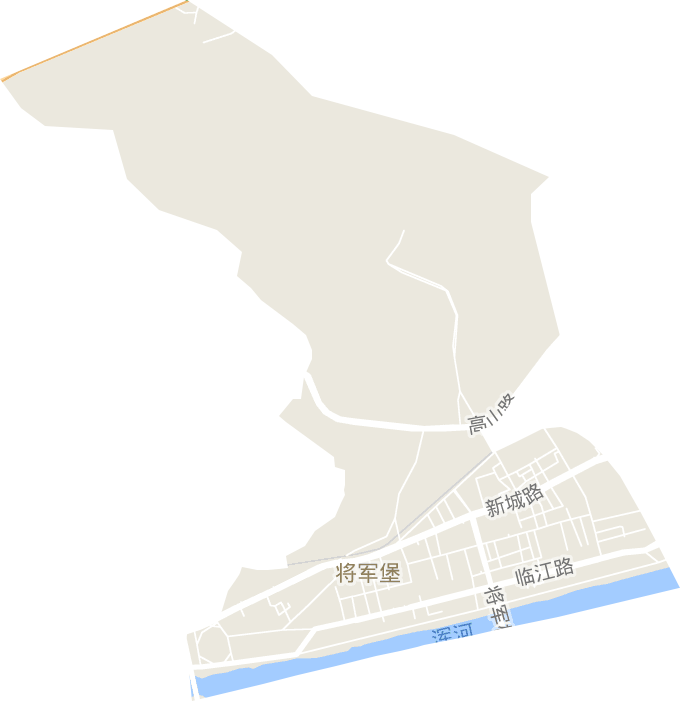 将军堡街道电子地图