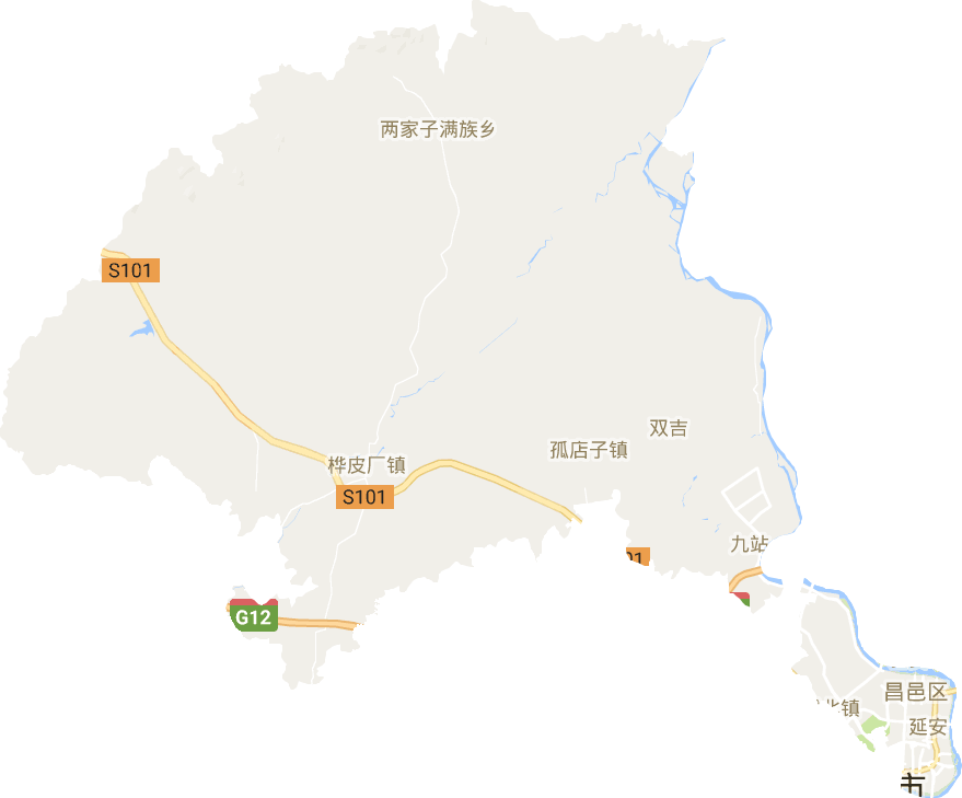 昌邑区电子地图