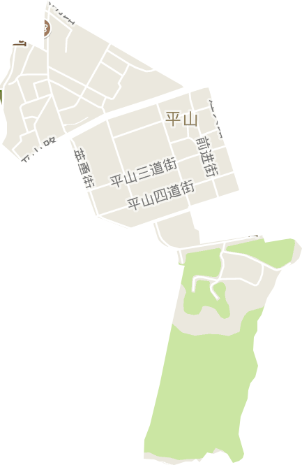 平山街道电子地图