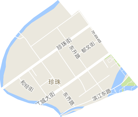 珍珠街道电子地图